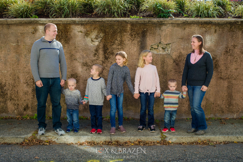 Big Family in Phoenixville at Mini Sessions