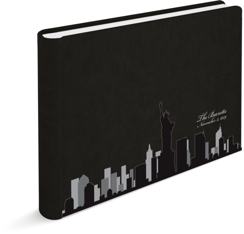 Graphi Wedding Album with NYC Skyline
